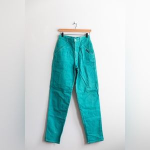 Vintage Rockies Green Denim Jeans